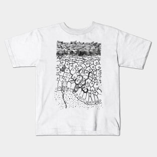 Anatomical skin layers Kids T-Shirt